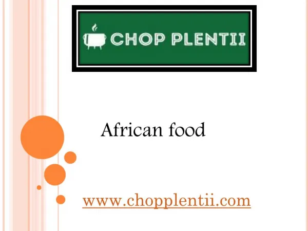African food - www.chopplentii.com