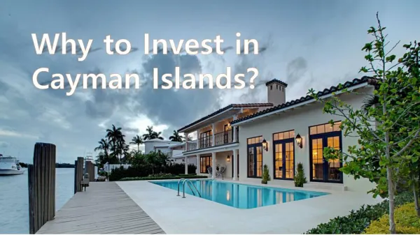 Why to Invest in Cayman Islands?