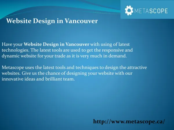 Website Design in Vancouver