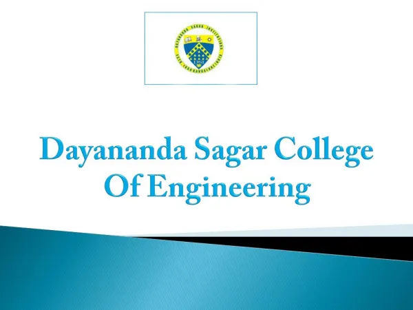 Dayananda Sagar College of Engineering