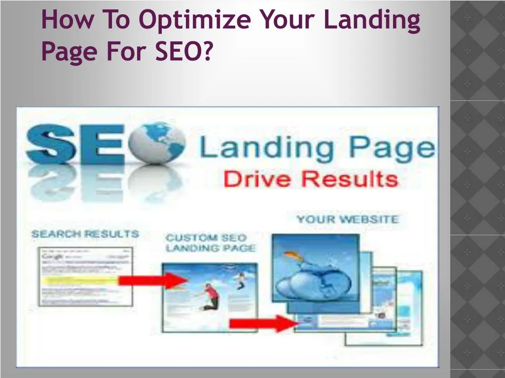 how to optimize your landing page for seo