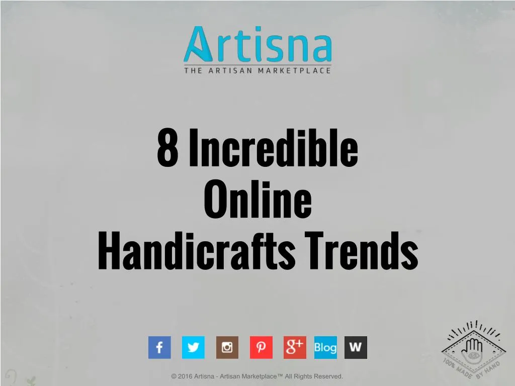 8 incredible online handicrafts trends