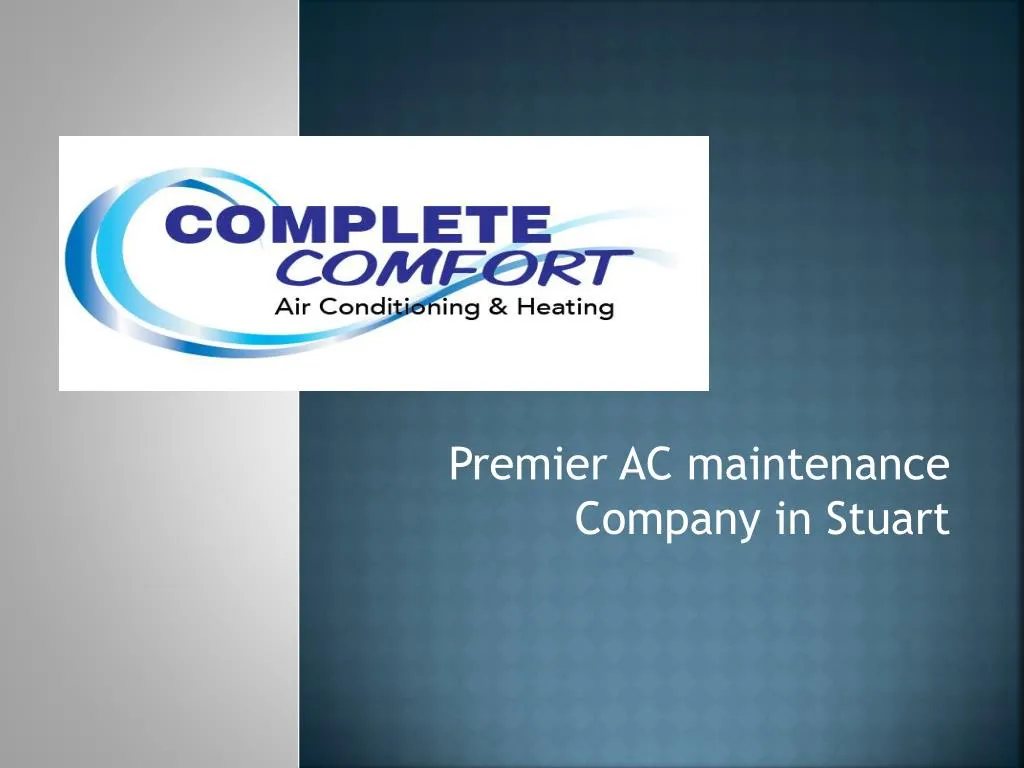 premier ac maintenance company in stuart
