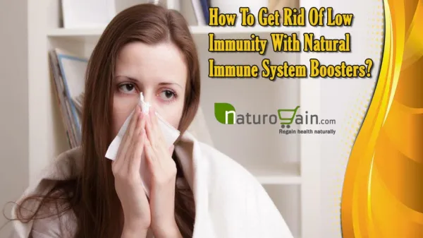 How To Get Rid Of Low Immunity With Natural Immune System Boosters?
