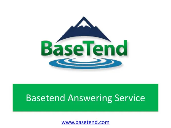 Importance of answering service - Basetend
