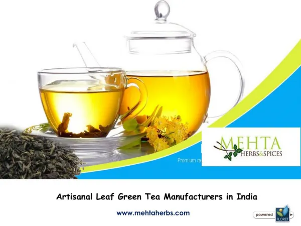 Artisanal Leaf Green Tea