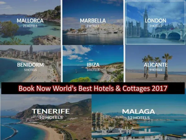 Book Now World's Best Hotels And Cottages 2017
