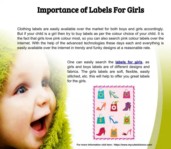 Importance of Labels for Girls