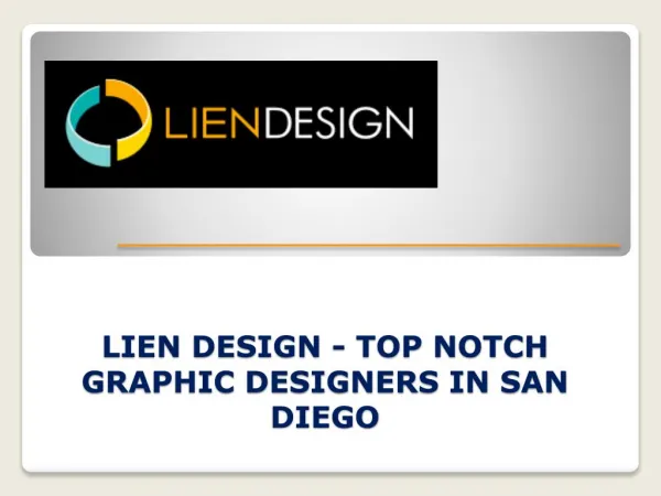 Lien Design - Top Notch Graphic Designers in San Diego