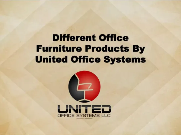 Different Office Furniture Products By United Office Systems