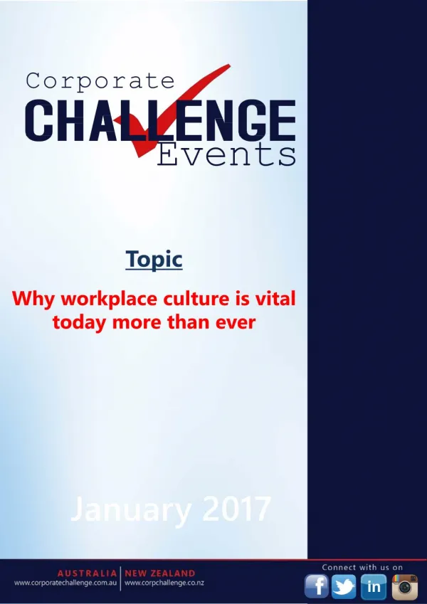 Why workplace culture is vital today more than ever