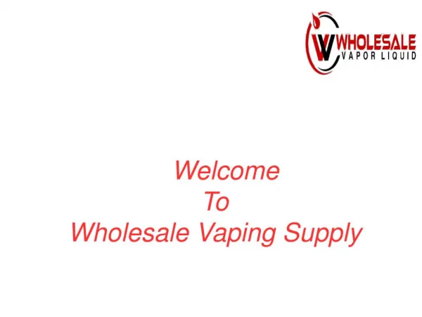 E Liquid Wholesale Usa