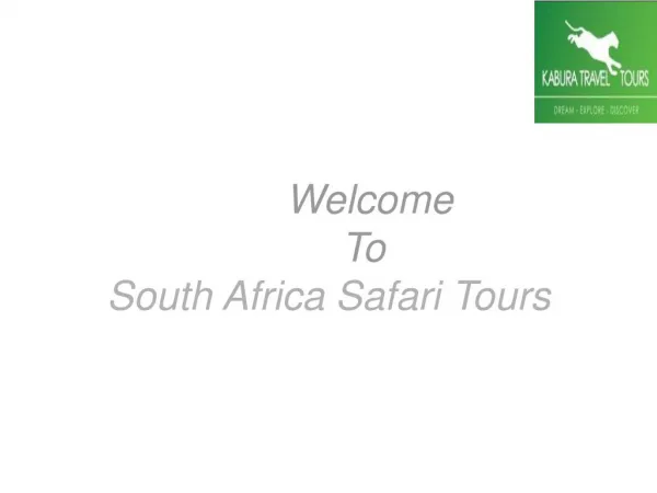 South Africa Safari Tours