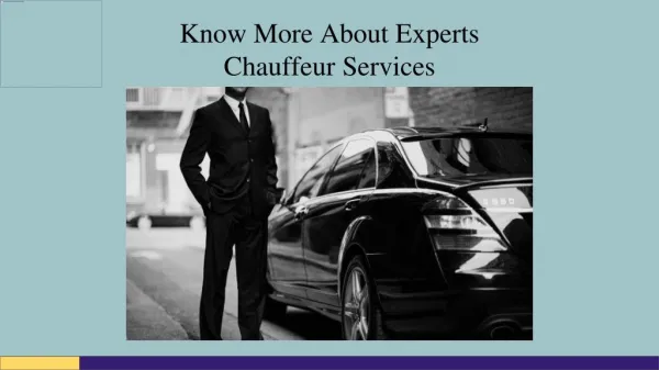 Taking chauffeur services has become an important part of the everyday life of people in order to ensure safety on the r