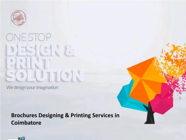 Brochure Designing and Printing Services in Coimbatore