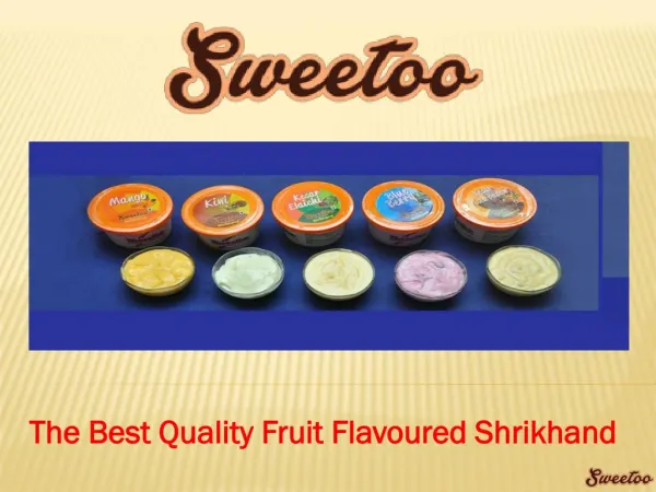 Shrikahnd and Customized Chocolates by Sweetoo