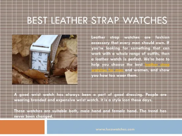 Best Leather Strap Watches
