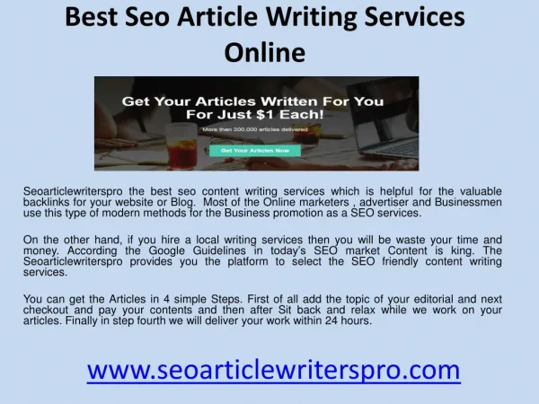 Best seo article writing services online