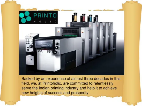 Used Heidelberg Printing Machines Dealer in India