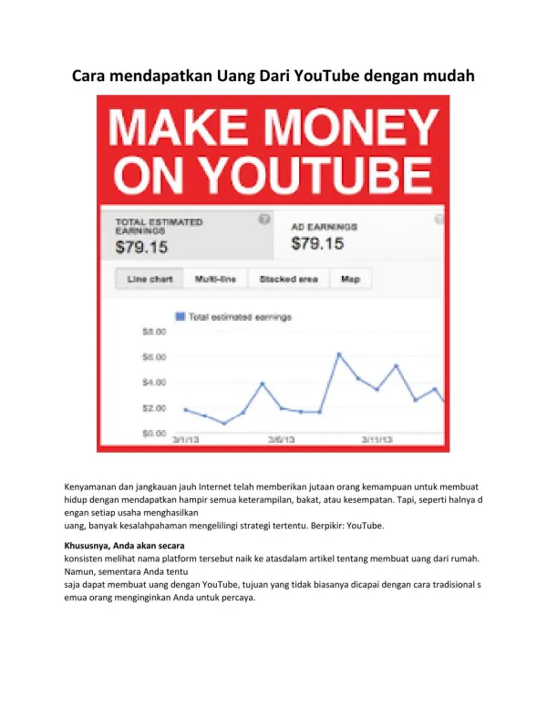 Cara mendapatkan uang dari YouTube dengan mudah