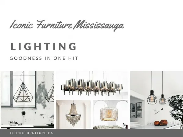 Lighting Mississauga-Iconic Furniture