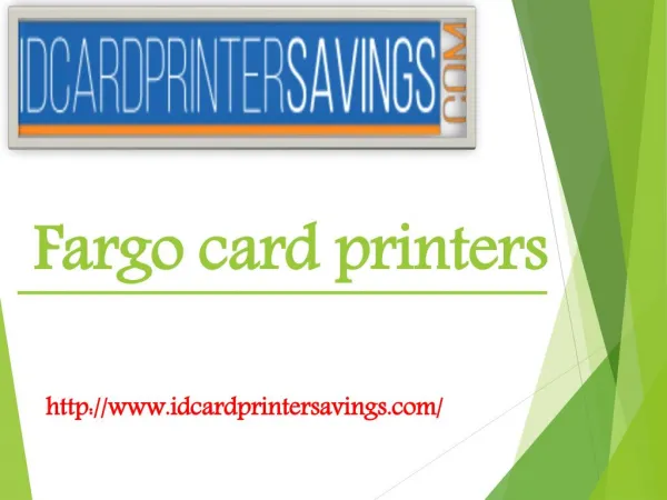 Fargo card printers - Idcardprintersavings