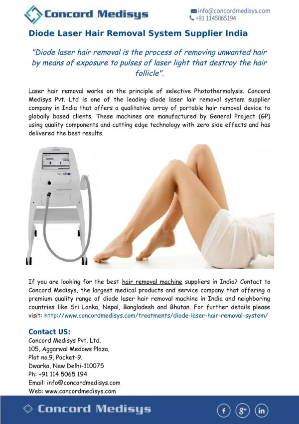 Best Hair Removal Machine in India