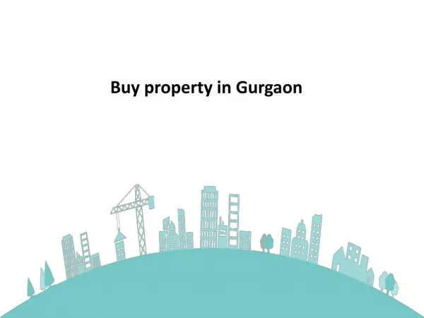 Buy property in Gurgaon