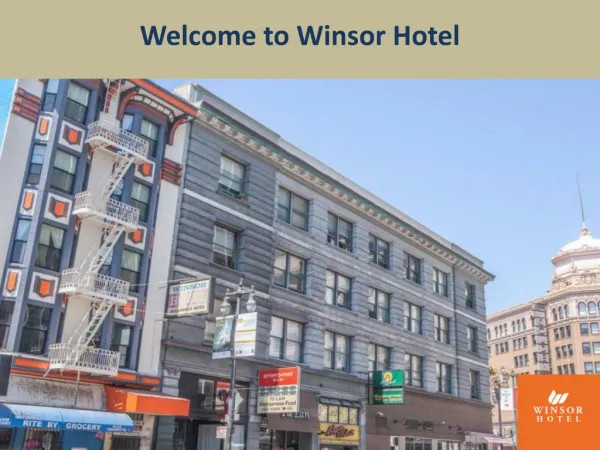 Winsor Hotel: Extended Stay Hotels in San Francisco