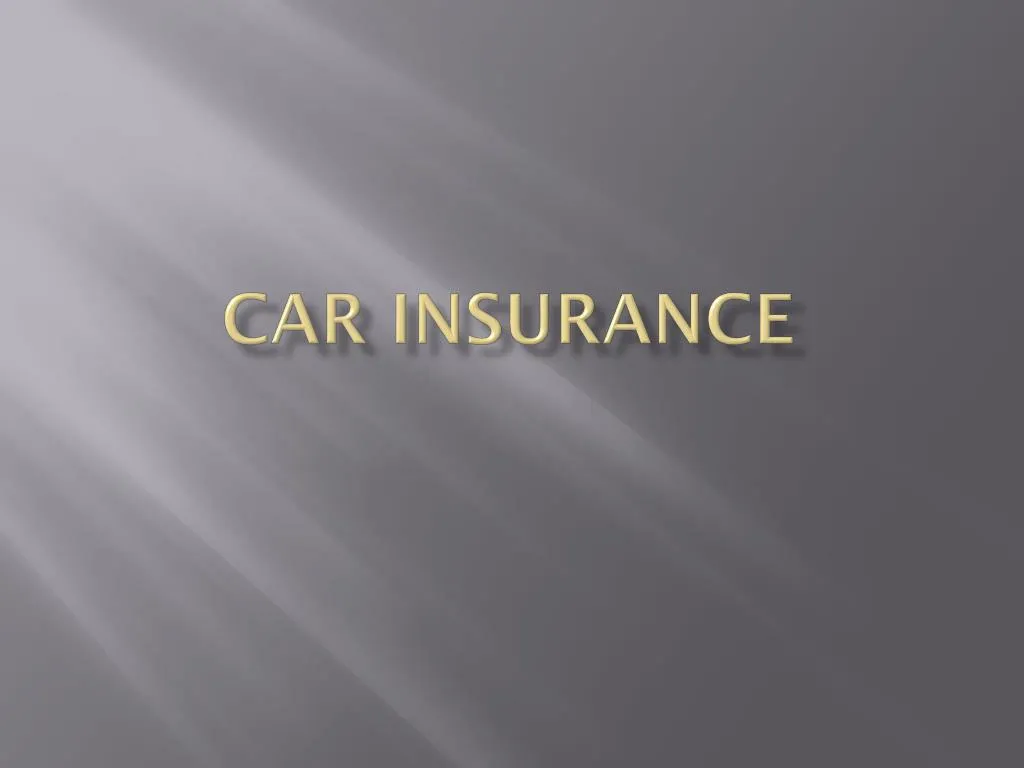 car insurance