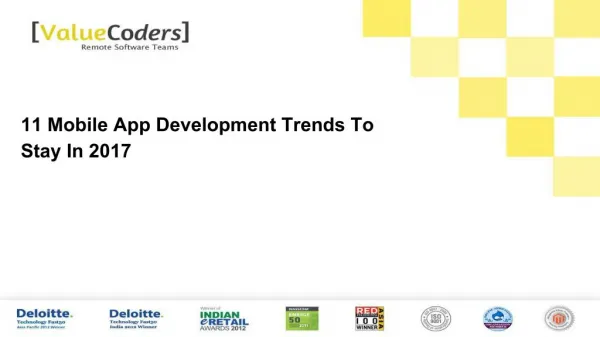 11 Mobile App Development Trends in 2017