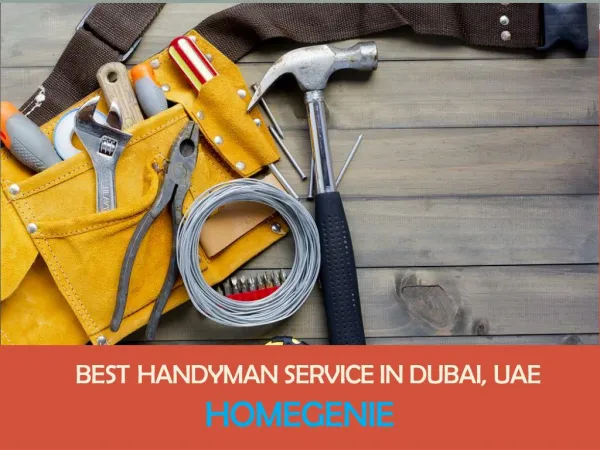 Best Handyman and Sofa Repair and Service in Dubai, UAE