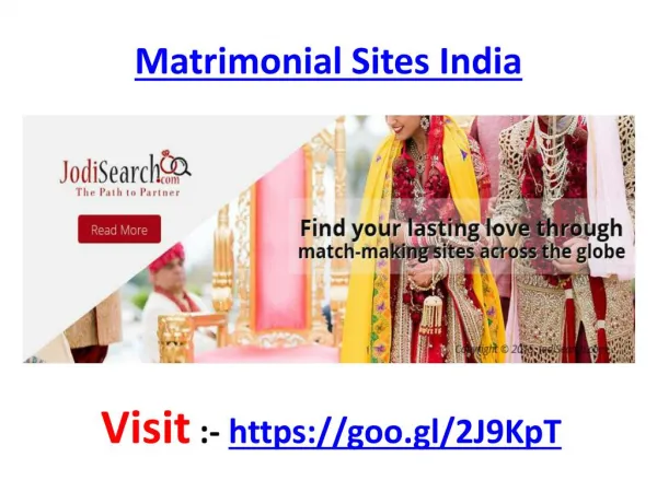 Matrimonial Sites India
