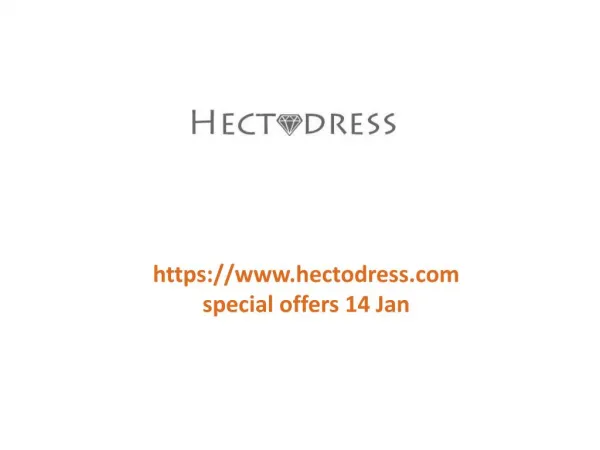www.hectodress.com special offers 14 Jan