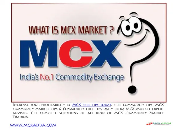 Important MCX Tips for Live MCX International Rates