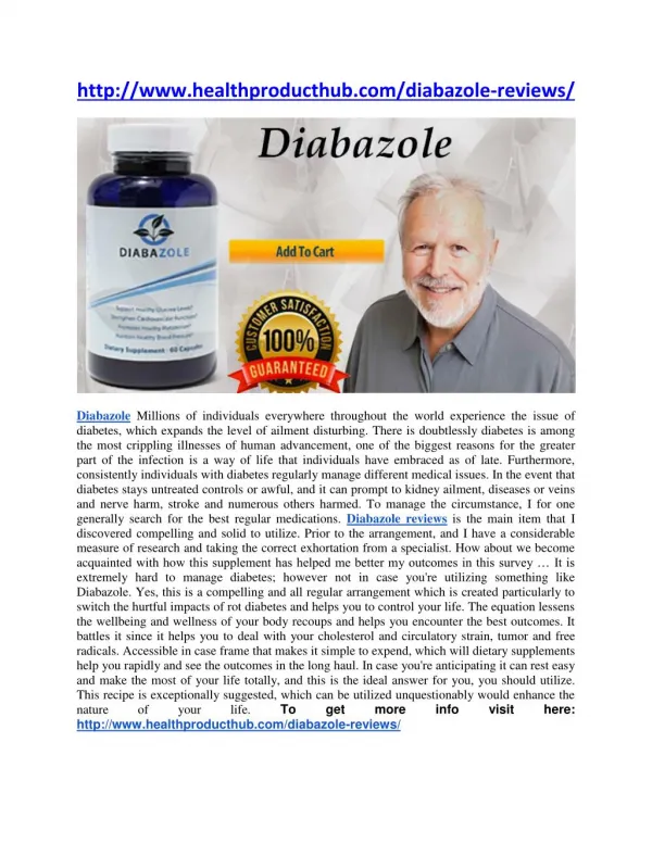 http://www.healthproducthub.com/diabazole-reviews/