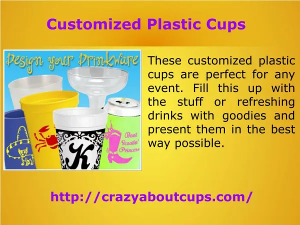 Custom Cups for Wedding