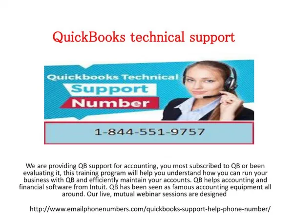 QuickBooks contact Number 1-844-551-9757 Technical Support