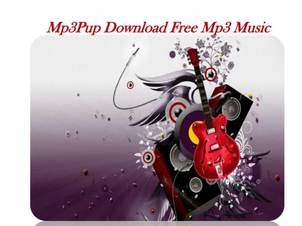 Mp3pup Free Mp3 Music