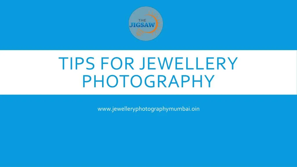 tips for jewellery photography