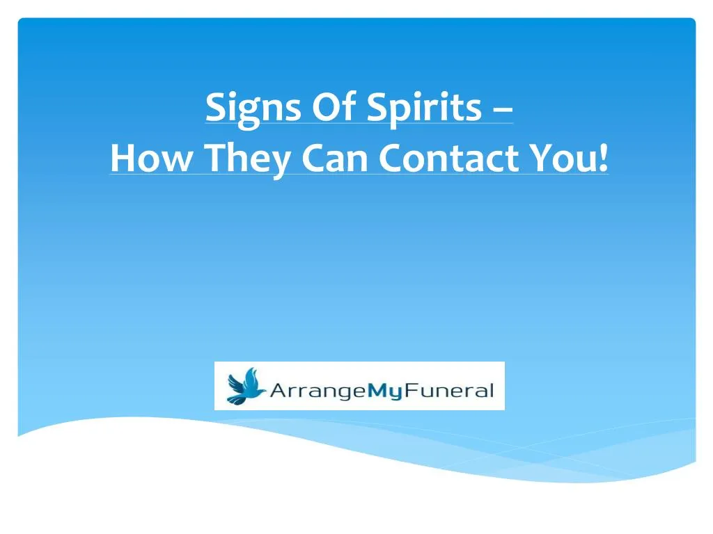 signs of spirits how they can contact you