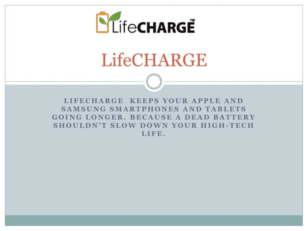 lifecharge