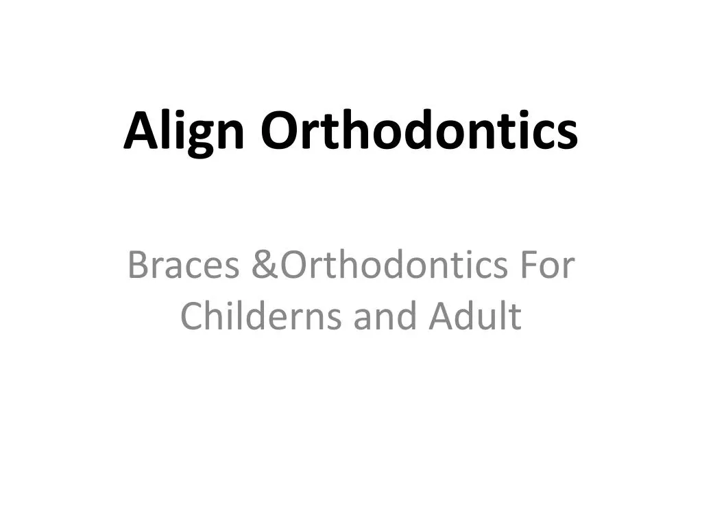 align orthodontics