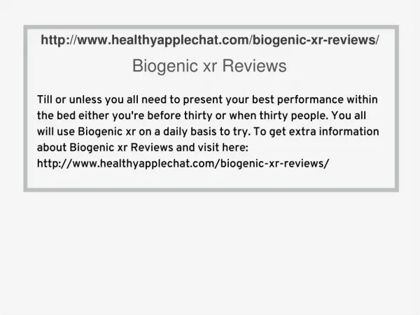 http://www.healthyapplechat.com/biogenic-xr-reviews/