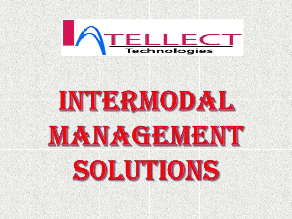i ntermodal management solutions