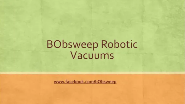 BObsweep Robotic Vacuums