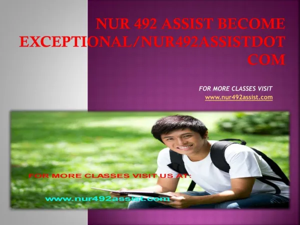 nur 492 assist Become Exceptional/nur492assistdotcom