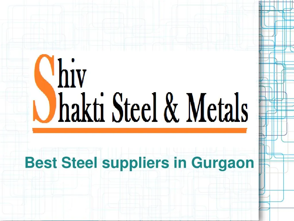 best steel suppliers in gurgaon
