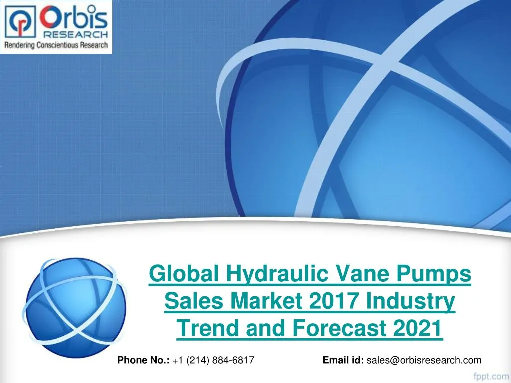 global hydraulic vane pumps sales market 2017 industry trend and forecast 2021