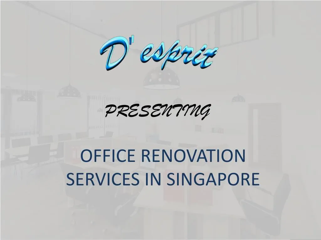 office renovation services in singapore